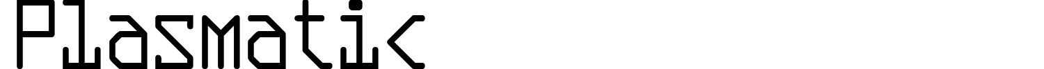 Plasmatic Font preview