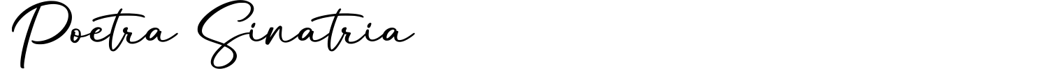 Poetra Sinatria Font preview