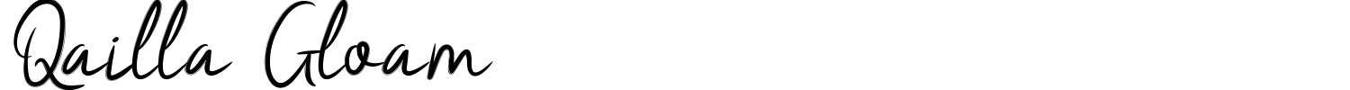 Qailla Gloam Font preview