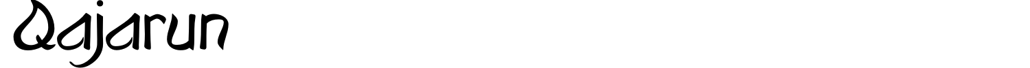 Qajarun Font preview