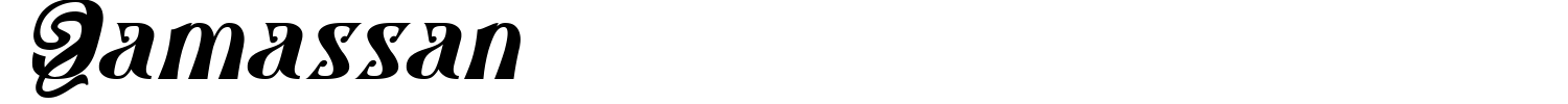 Qamassan Font preview