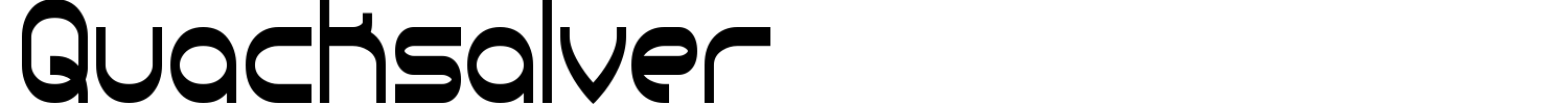 Quacksalver Font preview