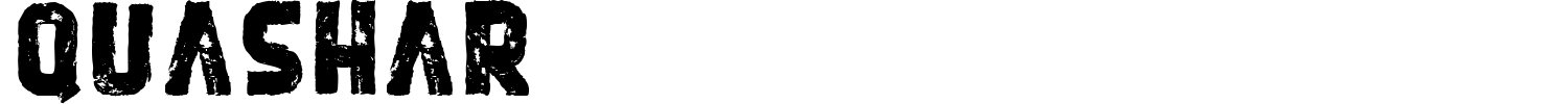 Quashar Font preview