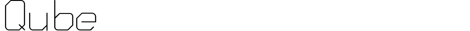Qube Font preview