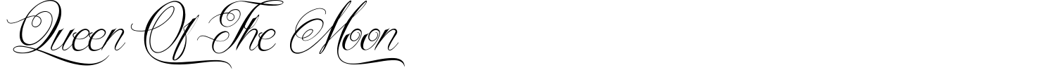Queen Of The Moon Font preview
