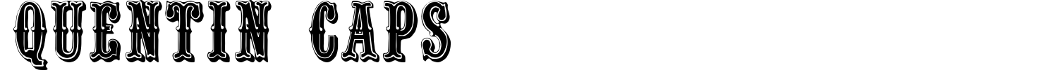 Quentin Caps Font preview