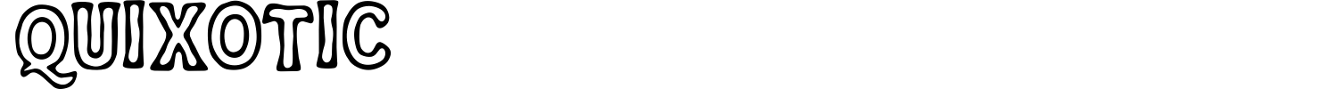 Quixotic Font preview