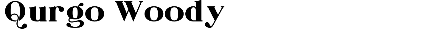 Qurgo Woody Font preview