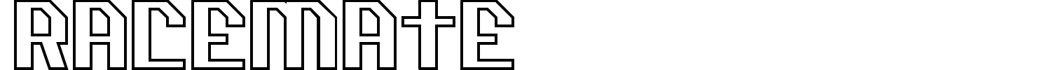 Racemate Font preview