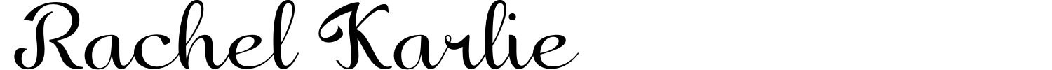 Rachel Karlie Font preview