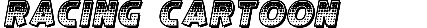 Racing Cartoon Font preview
