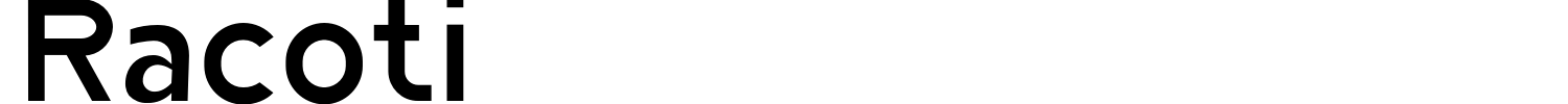 Racoti Font preview