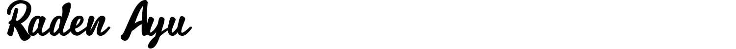 Raden Ayu Font preview