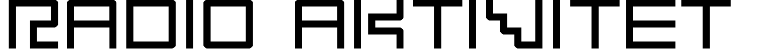 Radio Aktivitet Font preview