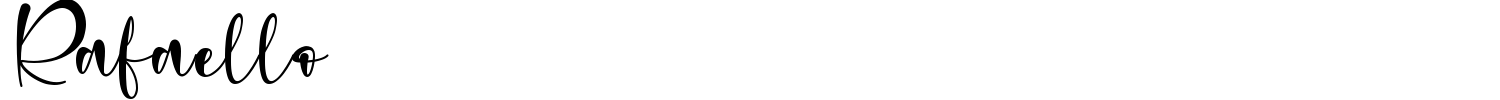 Rafaello Font preview