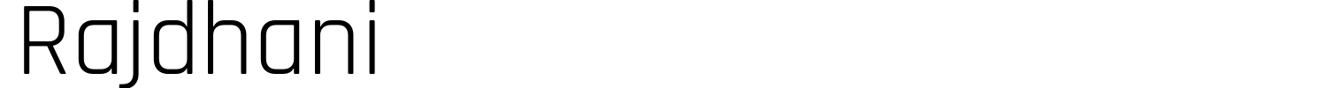 Rajdhani Font preview