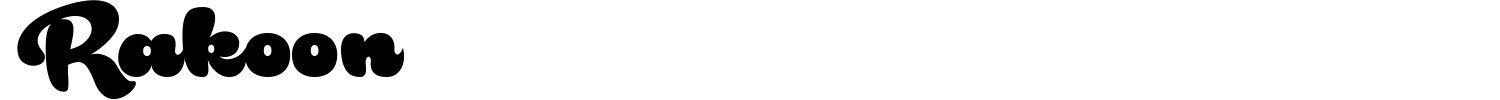 Rakoon Font preview