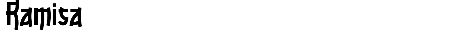 Ramisa Font preview