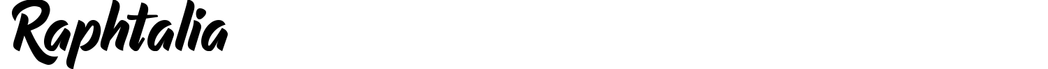 Raphtalia Font preview
