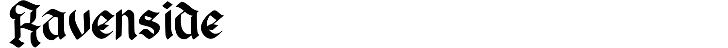 Ravenside Font preview