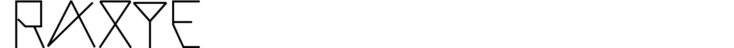 Raxye Font preview