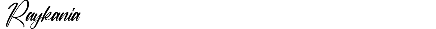 Raykania Font preview