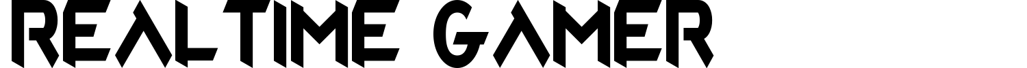 Realtime Gamer Font preview