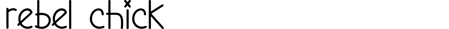 Rebel Chick Font preview