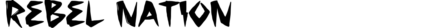 Rebel Nation Font preview