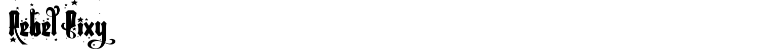 Rebel Pixy Font preview