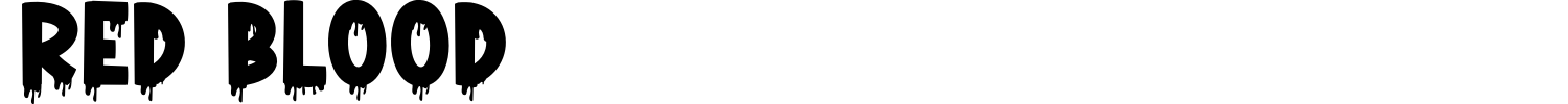 Red Blood Font preview