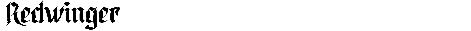 Redwinger Font preview