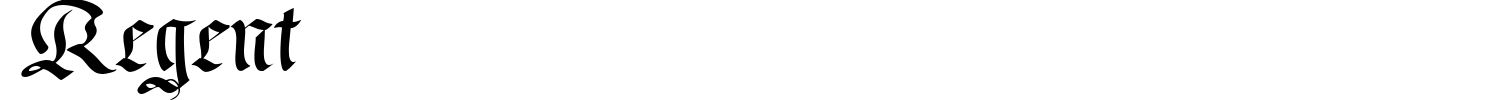 Regent Font preview