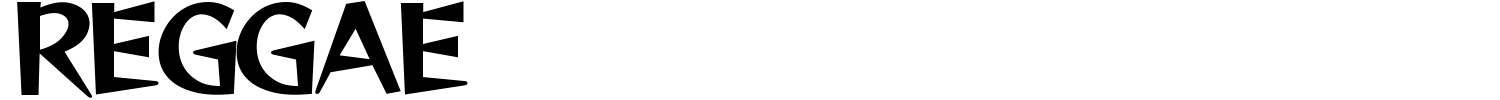 Reggae Font preview