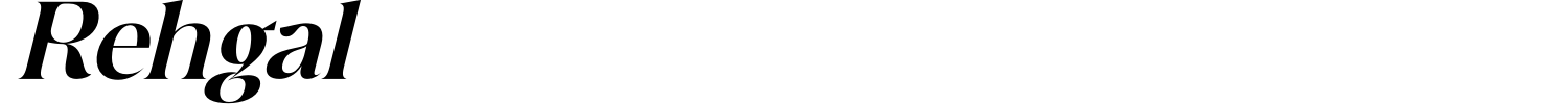 Rehgal Font preview