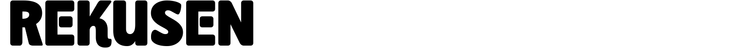 Rekusen Font preview