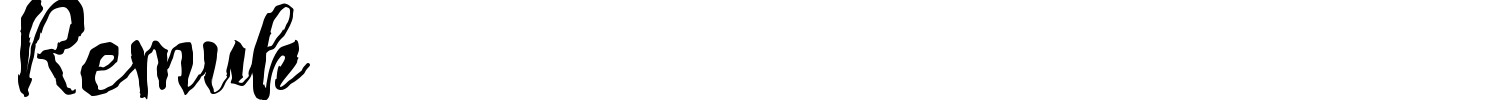 Remuk Font preview