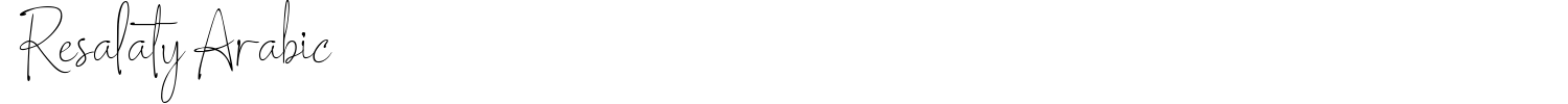 Resalaty Arabic Font preview