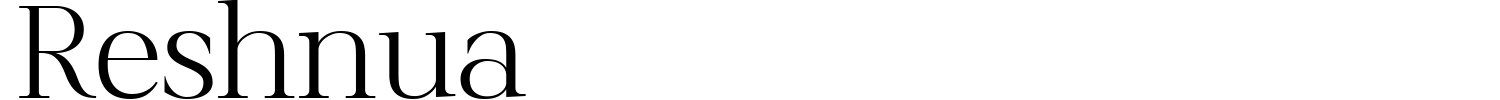 Reshnua Font preview