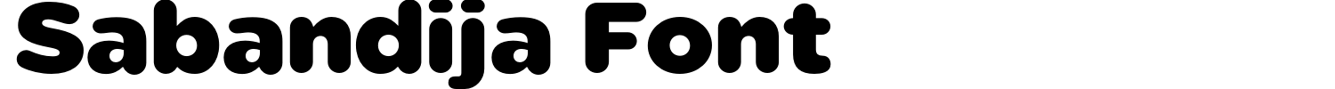 Sabandija Font Font preview