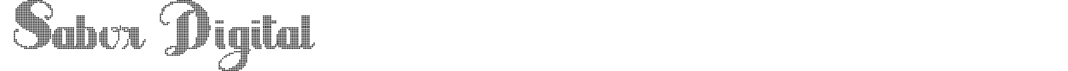Sabor Digital Font preview