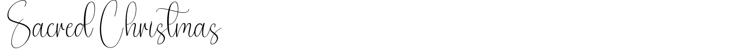 Sacred Christmas Font preview