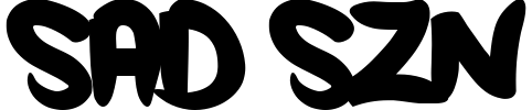 Sad Szn Font preview