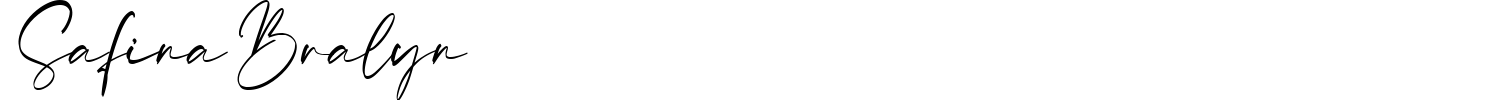 Safina Bralyn Font preview
