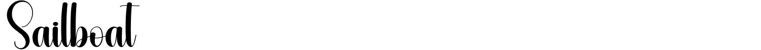 Sailboat Font preview