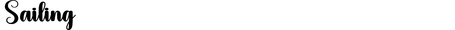 Sailing Font preview