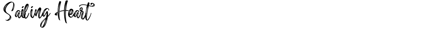 Sailing Heart Font preview