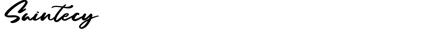 Saintecy Font preview