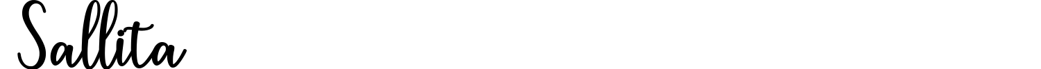 Sallita Font preview