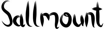 Sallmount Font preview